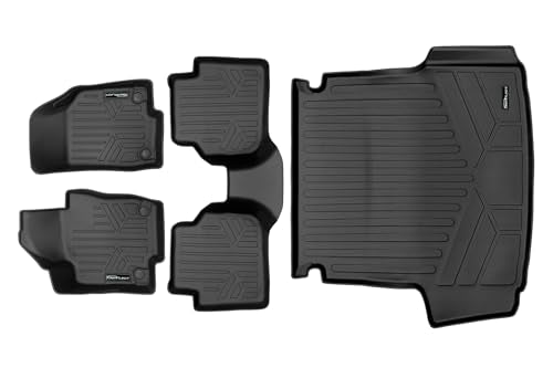 SMARTLINER All Weather Custom Fit 2 Row Floor Mats and Cargo Liner Set Compatible with 2012-2019 Volkswagen Passat (Only Fits Automatic Transmission Models) - color: Volkswagen Passat 2012 - 2019