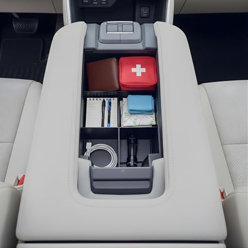 Vehicle OCD - Center Console Organizer for Toyota Grand Highlander (2024-2026) - Made in USA - SLX198 - size: Grand Highlander 2024-2026