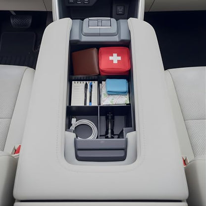 Vehicle OCD - Center Console Organizer for Toyota Grand Highlander (2024-2026) - Made in USA - SLX198 - size: Grand Highlander 2024-2026