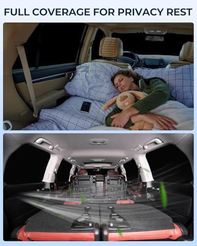 for Toyota RAV4 2013-2018 Car Window Shades, 8pcs Privacy Sun Shade Set for Front Windshield Side and Rear Windows, Full Window Covers Keeps Vehicle Cool for Camping Napping - size: fit for Toyota RAV4 2013-2018
