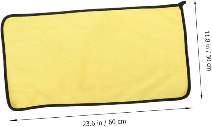 1 Pack Premium Microfiber Towels Coral velvet Washing and Detailing Towels for Car Detailing & Household Cleaning – Ultra-Soft Super Absorbent, Lint & Streak-Free 11.8"x23.5”Dual-Sided Cleaning Cloth