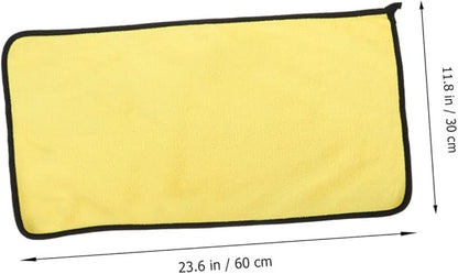 1 Pack Premium Microfiber Towels Coral velvet Washing and Detailing Towels for Car Detailing & Household Cleaning – Ultra-Soft Super Absorbent, Lint & Streak-Free 11.8"x23.5”Dual-Sided Cleaning Cloth
