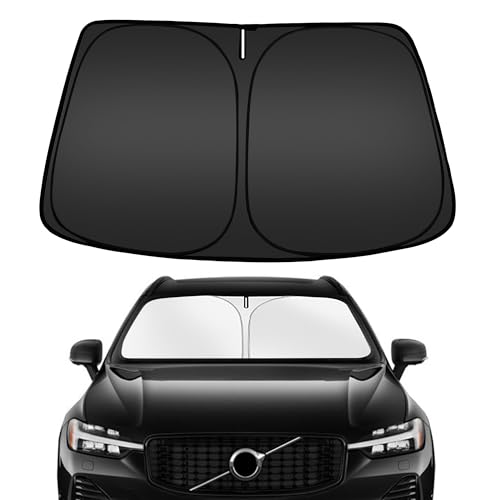ARISMOTOR Windshield Sun Shade for Volvo XC60 2018-2025 2026, Custom Fit Foldable Front Window Sunshade Sun Visor Protector, Block UV Rays Keep Your Car Cooler - size: for Volvo XC60 2018-2026