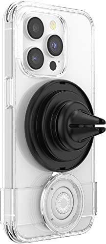 PopSockets Car Phone Mount, Vent Mount for MagSafe, Black - Black Vent Mount - color: Black Vent Mount, style: MagSafe Mount