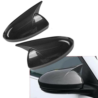 Rear View Side Mirror Cover Compatible with Nissan Altima Sentra 2019-2023, 2PCS Door Side Mirror Cover Cap (Carbon Fiber Look) - color: Carbon Fiber Look