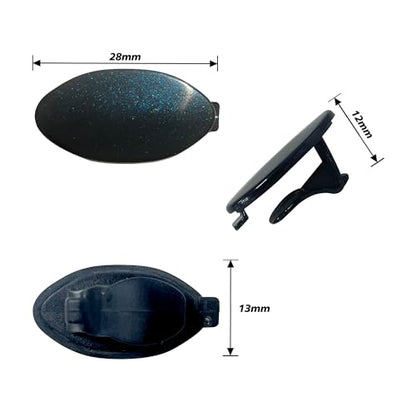 Car Door Handle Key Cover Keyhole Protector Cap Lock Access Replacement for BMW Z4 X3 X4 X5 X6 X7 3 4 5 6 8 Series OE# 8089701 7470565 7470575 (Charcoal Black) - color: Charcoal Black
