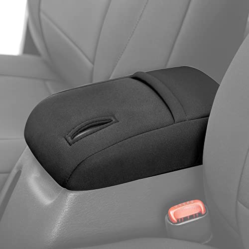 Diver Down Neoprene Center Console Cover - Fits Jeep 1997-2006 TJ Wrangler - Cushioned Armrest Cover - Doesn't Burn Your Elbow - Tight Custom Fit - Comfortable Foam Armrest Pad (97-00 Black) - color: Black, size: 1997-2000 TJ
