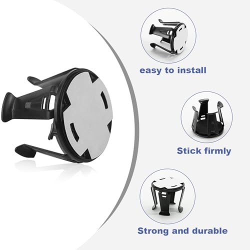 Zpana Car Slim Can Cup Holder Adapter, Vehicle Energy Drink Holder Insert, Reversible Wiggle Free Automotive Cup Holder Expander Accessories, Universal for SUV, Sedan, Truck(1PC) - color: 1 PC