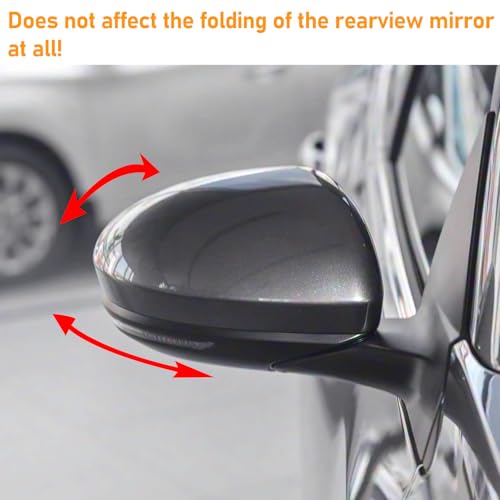 Moonlinks Compatible with Nissan Sentra 2020 2021 2022 2023 2024 Side Mirror Cover Replacement, Gray Left Driver & Right Passenger Clip-on Mirror Cap for Sentra S/SR/SV/Sense/Advance/Exclusive - color: Gray-Pair
