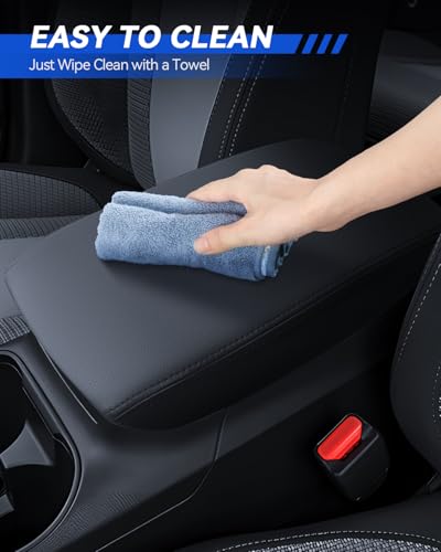 Armrest Cover for Volvo XC60 2018-2024 2025 Accessories Center Console Middle Lid Pad Protector for Car Elbow Rest - size: for 2018-2025 Volov XC60