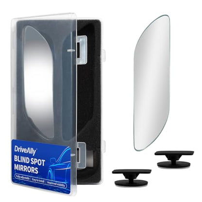 2 PCS Car Blind Spot Mirror, HD Frameless Convex Glass Angle Adjustable, Self-adhesive Back Auxiliary Reverse Mirror Wide Angle Side Mirrors Universal Car Exterior Accessories (Extended) - size: Extended