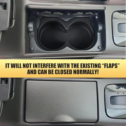 Cupholder for Toyota Camry 2002-2006 and for Toyota Solara 2004-2008,Center Console Shock-Absorbing Cup Holder Drink Organizer Insert,Replace 55620-AA010 55620-AA030 (Upgraded)