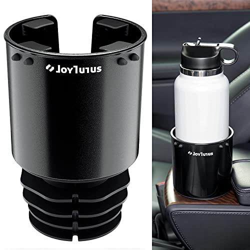 JOYTUTUS Large Stable Cup Holder Expander for YETI, Hydro Flask, Hold 18-40 oz Bottles and Mugs, Car Cup Holder Adapter with Adjustable Rubber Base - size: 1pcs