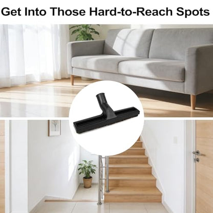 ANBOO 32mm 1 1/4 inches Vacuum Hardwood Floor Attachment Accessories Deluxe Extra Large Hardwood Brush 1-1/4inch Multi Surface Vacuum Attachments 360 Degrees Swivel Head Hard Floor Brush - size: 1pcs Hardwood Brush