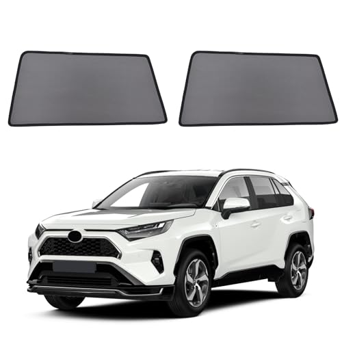 Car Window Shades for 2019-2024 RAV4 Accessories - Rear Side Window Shade for Baby, Breathable Mesh Car Privacy Window Covers, UV Protection and Heat Insulation for Road Trips, Napping, Camping - size: Rav4(2019-2024)r-2pcs