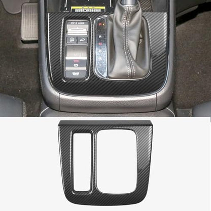 ramuel Compatible with Stainless Steel Gear Shift Panel Cover Trim Interior Accessories for Honda CRV 2023 (Carbon Fiber)