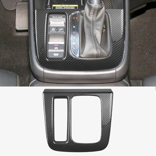 ramuel Compatible with Stainless Steel Gear Shift Panel Cover Trim Interior Accessories for Honda CRV 2023 (Carbon Fiber)