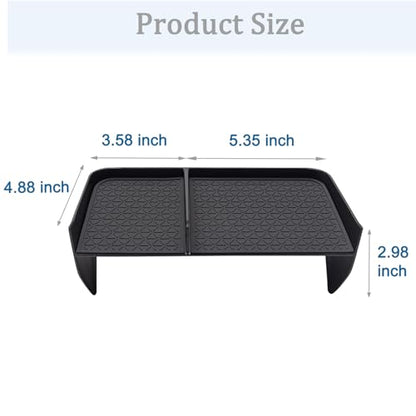 JDMCAR Center Console Organizer Compatible with Toyota RAV4 2019-2025 and 2021-2025 RAV-4 Prime, ABS Material Insert Tray Gear Shift Secondary Storage Box