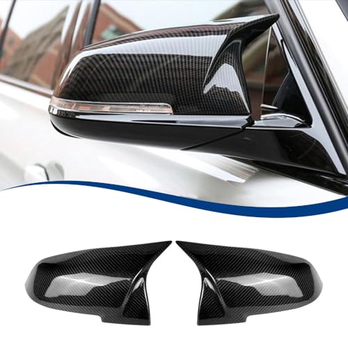 Real Carbon Fiber Side Mirror Cover Compatible with 3-Series F30 F31 F34 / 4-Series F32 F33 F36 / 2-Series F22 F23 / 1 Series F20 X1 E84 M2 F87 (Real Carbon Fiber, F22 F30 F32 F36) - color: Real Carbon Fiber, size: F22 F30 F32 F36