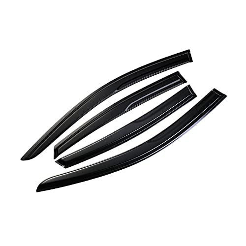 Window Visors Rain Guards Deflector 4 Piece Set Designed for 2013-2018 Nissan Altima 94861 - size: 2013-2018 Nissan Altima