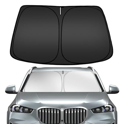 ARISMOTOR Windshield Sun Shade for BMW X5 2019-2025 2026, Custom Fit Foldable Front Window Sunshade Sun Visor Protector, Block UV Rays Keep Your Car Cooler - size: for BMW X5 2019-2026