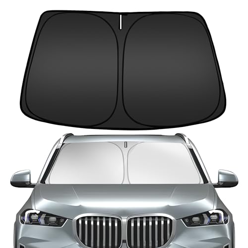 ARISMOTOR Windshield Sun Shade for BMW X5 2019-2025 2026, Custom Fit Foldable Front Window Sunshade Sun Visor Protector, Block UV Rays Keep Your Car Cooler - size: for BMW X5 2019-2026