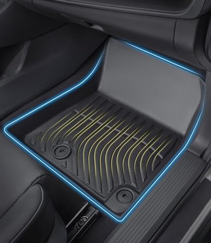 Car Floor Mats Replacement for Chevrolet Chevy Blazer (Not for EV & Trailblazer) 2019-2025 Heavy Duty TPE Liner Custom Fit All Weather Waterproof Protection Coverage Full Set Black Carpets - size: Floor Mats for Blazer 2019-2025