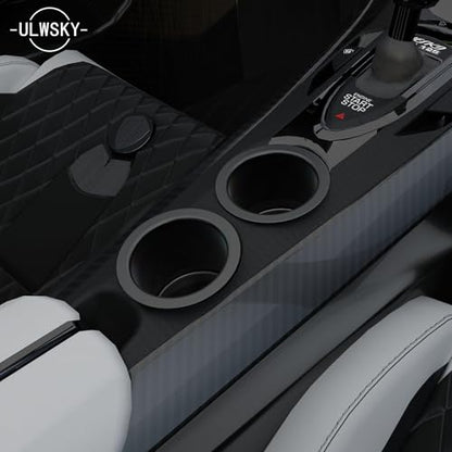 2Pcs Drop-in Cup Holder,304 Stainless Steel Automotive Cup Holders,Black Poker Table Drink Holder Dining Table Cinema Sofa Yacht Boats Cars Touring RV Car Drop-in Drink Cup Holder - size: Black,2pcs