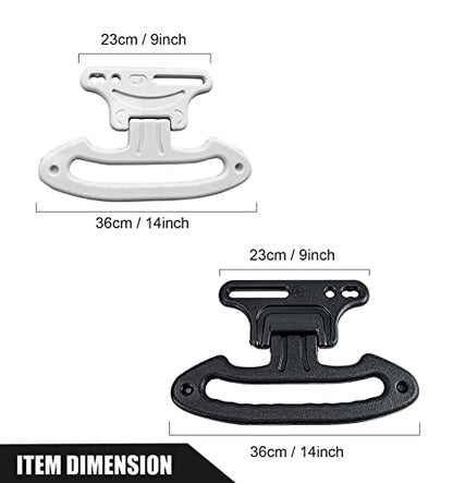 3 in 1 Car Headrest Coat Hanger - Black - color: Black