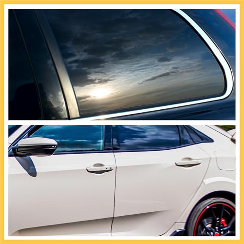 12mm 9.84ft Automotive Chrome Trim,Trim Strip Scratch Proof Protector Strip for Car Truck RV Side Door Window Bumper Auto Replacement Parts