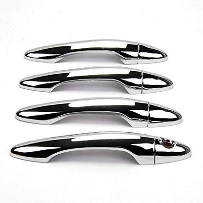 Dreamseek Door Handle Cover for KIA Optima K5 2011 2012 2013 2014 2015 Exterior Triple Chrome Plated Molding Trim Decoration Protector w/o Smart Keyhole