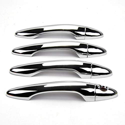Dreamseek Door Handle Cover for KIA Optima K5 2011 2012 2013 2014 2015 Exterior Triple Chrome Plated Molding Trim Decoration Protector w/o Smart Keyhole