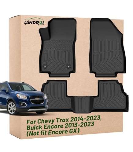 Car Floor Mats Liners Replacement for Chevrolet Chevy Trax 2014-2023/ Buick Encore 2013-2023 (Not fit Encore GX) Custom Fit Durable Odorless Front Rear Heavy Duty Carpets All Weather - size: Floor Mats for Trax 2014-2023