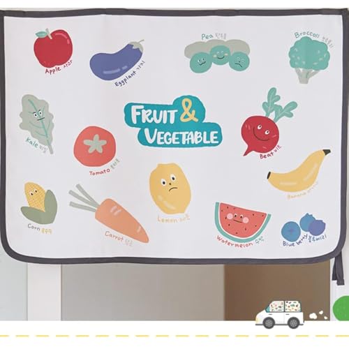 Magnetic Car Sun Shade Curtain for Side Window – Sun Blocker and UV Protector for Baby, Kids, and Pets – Universal Fit with Built-in Magnets for Steel-Framed Door (Vegetable Friends) - color: Vegetable Friends
