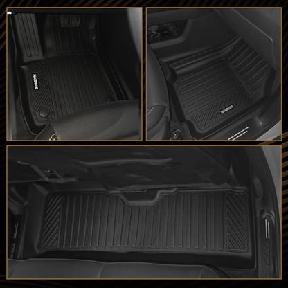 Naibeve Floor Mats for 2019-2025 2026 Chevrolet Chevy Silverado 1500 / GMC Sierra 1500, 2020-2026 Silverado/Sierra 2500HD / 3500HD Crew Cab with 1st Bench Seat Without Rear Underseat Storage Box - size: 15)Silverado|2019-2026