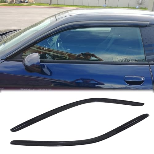 Rainproof Side Window Wind Deflector fit for 2008-2023 Dodge Challenger, 2pcs Protective Replacements Rain Guards Set Window Visor 92010 - size: 2008-2023 Dodge Challenger