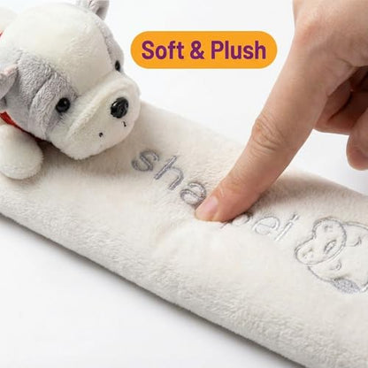 UNICOLD 2-Pack Ultra-Soft Short Plush Seatbelt Cover, Cute Animal Edition – Cloud-Like Shoulder Pad for a Comfy Ride for Adults & Kids (W-Dog) - style: W-Dog