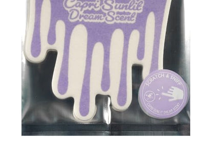 Chemical Guys Hanging Car Air Freshener 12-Pack, Capri Sunlit Dream Coastal Citrus & Soft Floral Fragrance, Rearview Mirror Paper Fresheners for Cars, Trucks, SUVs, RVs & Boats