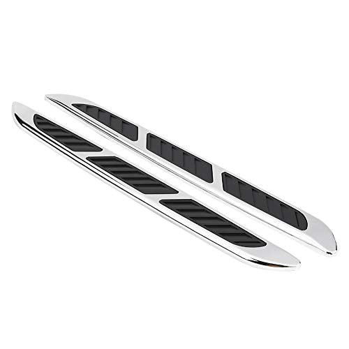 Hood Side Trim, 2pcs Car Exterior Hood Side Door Air Vent Cover Intake Grille Decorative Trim Sticker