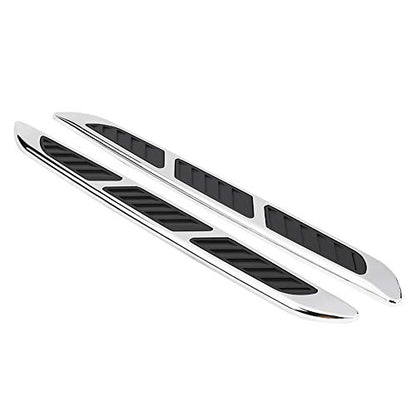 Hood Side Trim, 2pcs Car Exterior Hood Side Door Air Vent Cover Intake Grille Decorative Trim Sticker