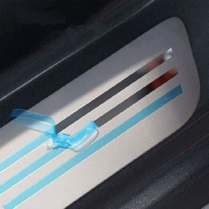 Stainless Steel Door Sill Scuff Plate Protector for 2015-2020 Chevy Chevrolet Tahoe, Anti Scratch Guard Pedal Cover Trim Heavy Duty Metal Accessories