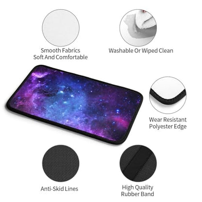 Galaxy Auto Center Console Cover Universal Car Armrest Pad Waterproof Women Men Automotive Interior Accessories for Most Vehicle SUV - color: Galaxy