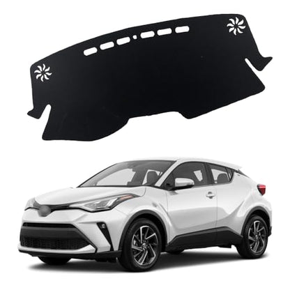 XITER Polyester Dashboard Cover Mat Carpet Dash Nonslip Sun Shade Mat Compatible For CHR 2018 2019 2020 2021 2022 - size: 2018-2022 CHR