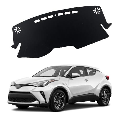 XITER Polyester Dashboard Cover Mat Carpet Dash Nonslip Sun Shade Mat Compatible For CHR 2018 2019 2020 2021 2022 - size: 2018-2022 CHR