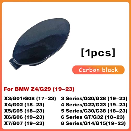 Car Door Handle Key Cover Keyhole Protector Cap Lock Access Replacement for BMW Z4 X3 X4 X5 X6 X7 3 4 5 6 8 Series OE# 8089701 7470565 7470575 (Charcoal Black) - color: Charcoal Black