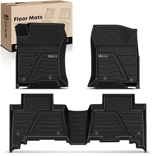 YHTAUTO Floor Mats Fit 2013-2024 Toyota 4Runner & 2014-2023 Lexus GX460, TPE All Weather Floor Liner Odorless Custom Fit Car Mats Liner, 1st & 2nd Row, Set of 3 - size: For 2014-2022 Gx