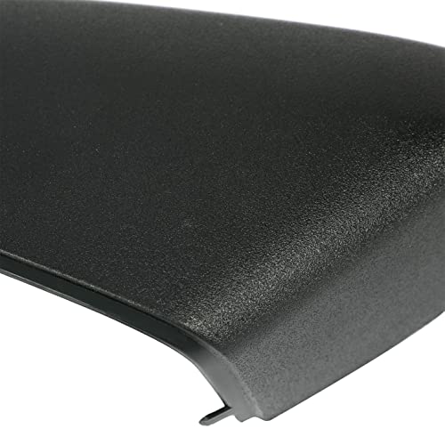HECASA Mirror Cover Passenger Side Compatible with 2016-2024 Chevrolet Malibu Replacement for 84026842 Black Plastic - size: Passenger Side