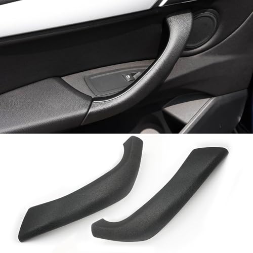 Jaronx Compatible with BMW X1/X2 Door Handle Cover, Outer Cover Left Right Side Door Handle Replacement Compatible with BMW X1 F48 2016-2022, X2 F39 2018-2023 (Left+Right, Black) - color: Black, size: 2 Pieces (Left+right)