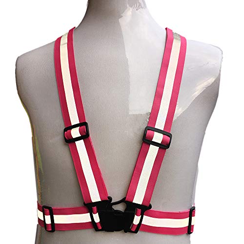 ZOJO Safety Vests,10 Packs | Lightweight, Adjustable | Fit for Work, ( Neon Pink) - color: 10pcs-neon Pink