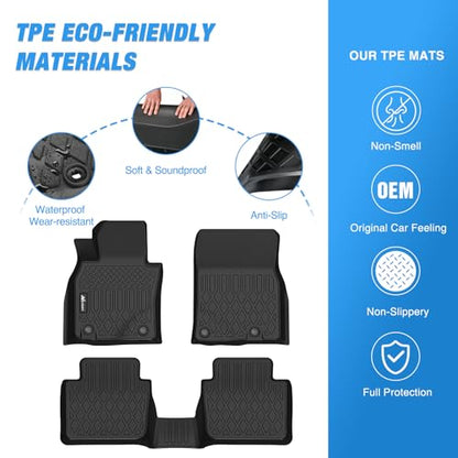Nilight TPE Floor Mats for Mazda CX-50 CX50 2023 2024 2025 2026, All Weather Custom Fit Heavy Duty Floor Liners - color: 2023-2026 Mazda CX50